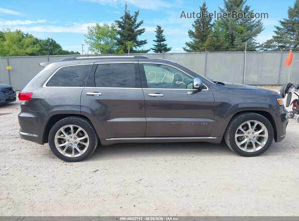1C4RJFJG2LC376284 2020 JEEP GRAND CHEROKEE Gray უკანა სალონის ხედი