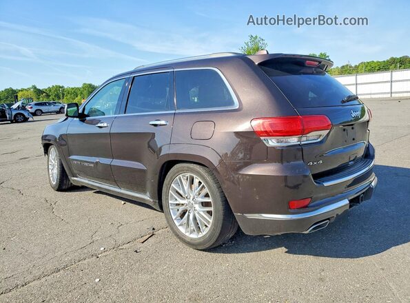1C4RJFJG3HC707588 2017 JEEP GRAND Brown უკანა მარცხენა