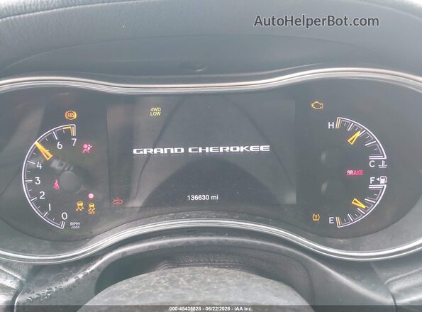 1C4RJFJG4HC788178 2017 JEEP GRAND CHEROKEE Белый Вид задних сидений
