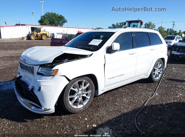 1C4RJFJG8GC318637 2016 JEEP GRAND CHEROKEE White Vista tres cuartos delantera izquierda