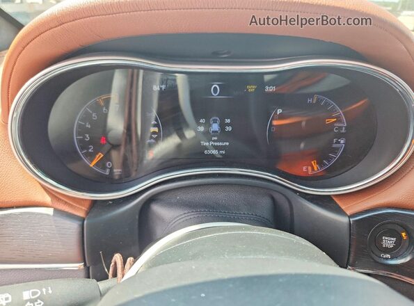 1C4RJFJT0LC363840 2020 JEEP GRAND Blue Вид щитка приладів