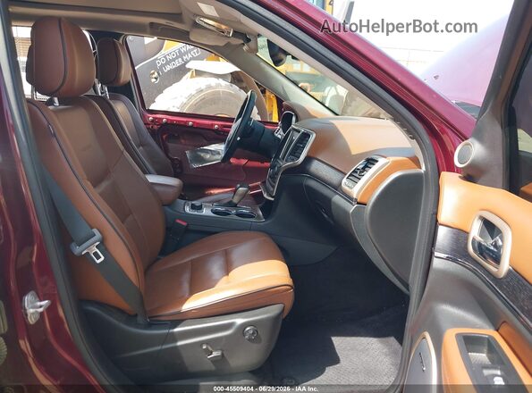 1C4RJFJT3GC368343 2016 JEEP GRAND CHEROKEE Red Вид салону спереду