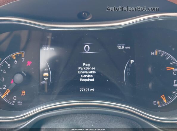 1C4RJFJT3GC368343 2016 JEEP GRAND CHEROKEE Red Вид задніх сидінь