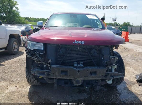 1C4RJFJT3GC368343 2016 JEEP GRAND CHEROKEE Red Вид задньої частини салону
