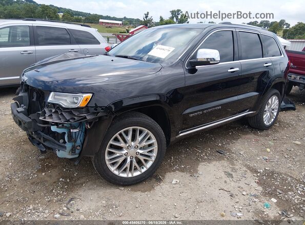 1C4RJFJT8JC340528 2018 JEEP GRAND CHEROKEE Black Przód lewy