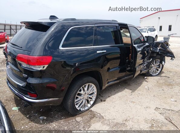 1C4RJFJT8JC340528 2018 JEEP GRAND CHEROKEE Black Tył prawy