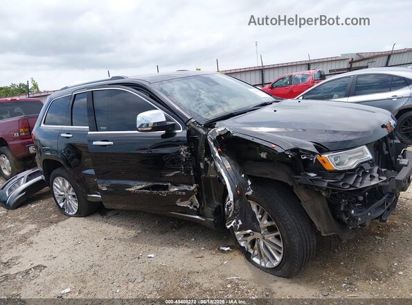 1C4RJFJT8JC340528 2018 JEEP GRAND CHEROKEE Black Widok wnętrza 360 stopni