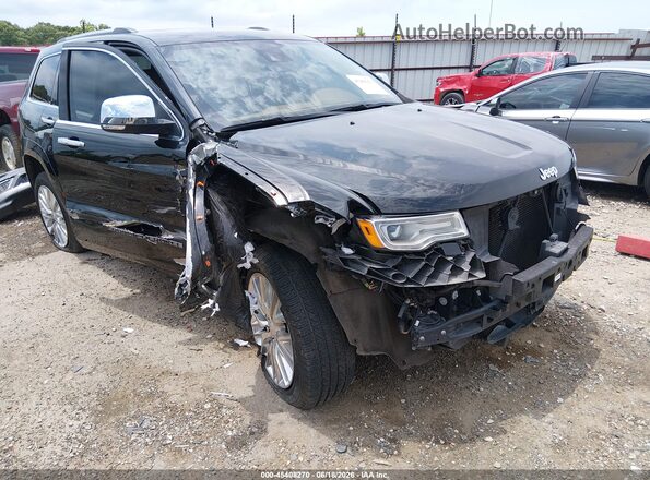 1C4RJFJT8JC340528 2018 JEEP GRAND CHEROKEE Black Widok z przodu