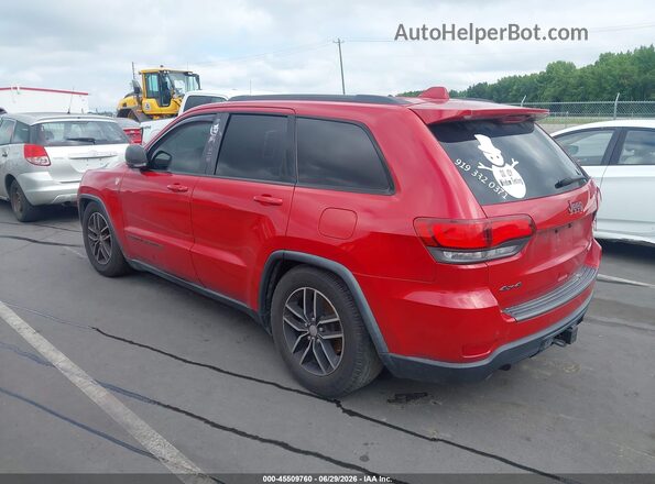 1C4RJFLG1HC654967 2017 JEEP GRAND CHEROKEE Red უკანა მარცხენა