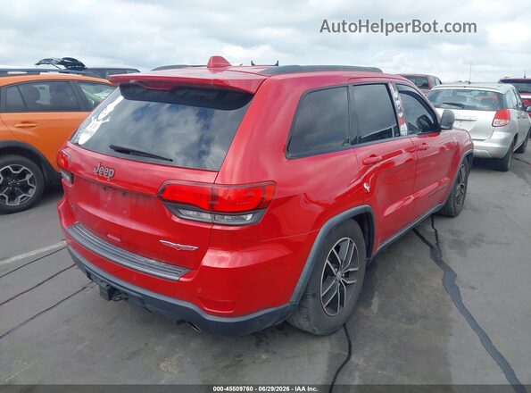 1C4RJFLG1HC654967 2017 JEEP GRAND CHEROKEE Red უკანა მარჯვენა
