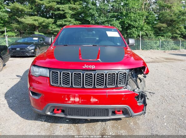 1C4RJFLG2HC612775 2017 JEEP GRAND CHEROKEE Red Widok zestawu wskaźników