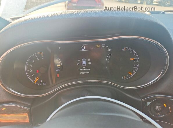 1C4RJFLG3HC654565 2017 JEEP GRAND White Սարքավորումների վահանակի տեսք