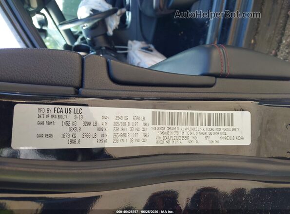 1C4RJFLG3LC135587 2020 JEEP GRAND CHEROKEE Black Engine compartment view