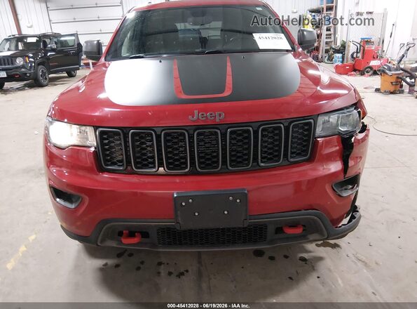 1C4RJFLG5LC208989 2020 JEEP GRAND CHEROKEE Red Вид спереду