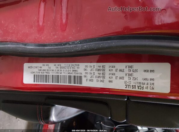 1C4RJFLG5LC208989 2020 JEEP GRAND CHEROKEE Red Вид підкапотного простору