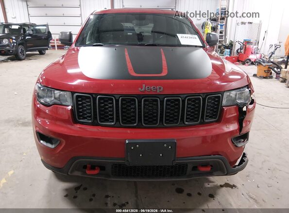 1C4RJFLG5LC208989 2020 JEEP GRAND CHEROKEE Red Вид щитка приладів