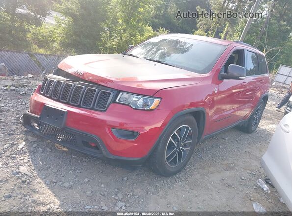 1C4RJFLG5LC347584 2020 JEEP GRAND CHEROKEE Red წინა მარცხენა ხედი სამი მეოთხედიდან