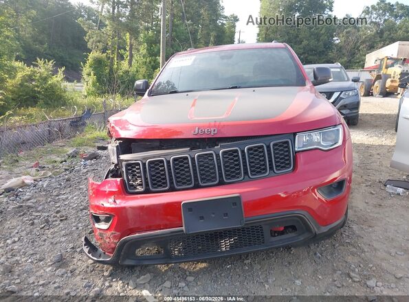 1C4RJFLG5LC347584 2020 JEEP GRAND CHEROKEE Red ხელსაწყოთა პანელის ხედი