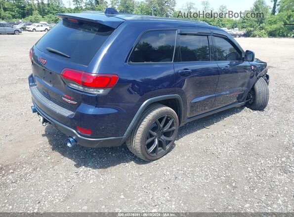 1C4RJFLG6JC304143 2018 JEEP GRAND CHEROKEE Blue Задня права чверть