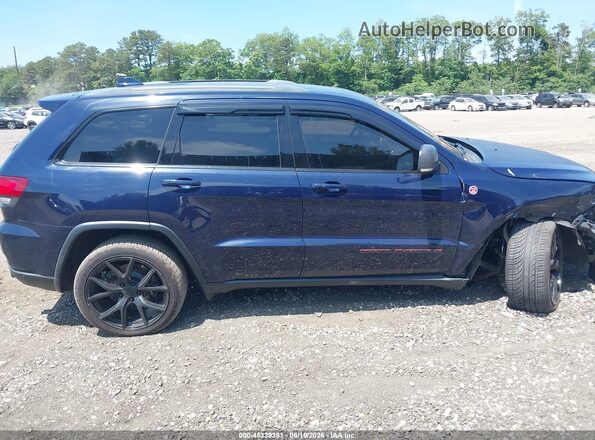 1C4RJFLG6JC304143 2018 JEEP GRAND CHEROKEE Blue Вид задньої частини салону