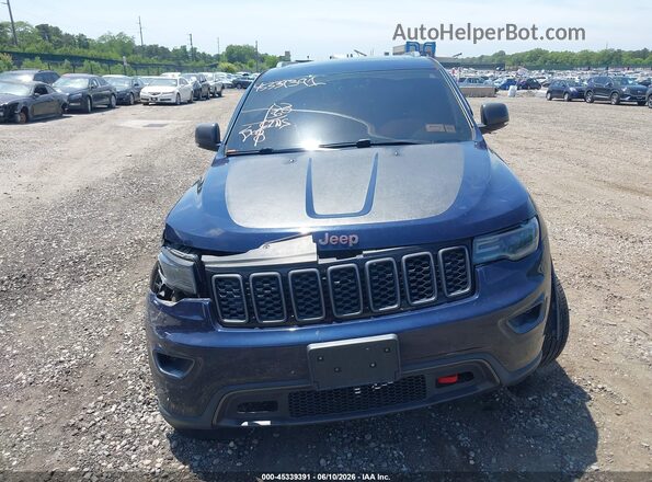 1C4RJFLG6JC304143 2018 JEEP GRAND CHEROKEE Blue Вид щитка приладів