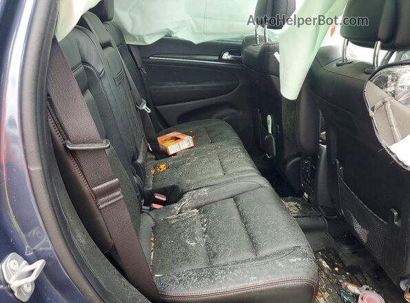 1C4RJFLG7MC863298 2021 JEEP GRAND Blue Rear interior view