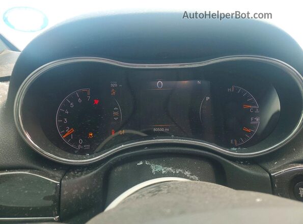 1C4RJFLG7MC863298 2021 JEEP GRAND Blue Instrument cluster view