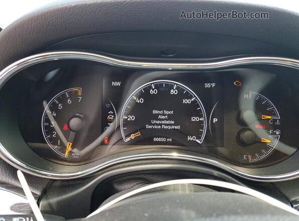 1C4RJFLG8JC357930 2018 JEEP GRAND Gray Instrument cluster view