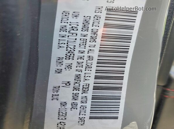 1C4RJFLT1LC234566 2020 JEEP GRAND Gray 