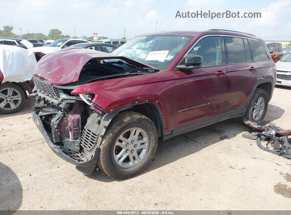 1C4RJGAG4PC648460 2023 JEEP GRAND CHEROKEE Maroon Передня ліва чверть