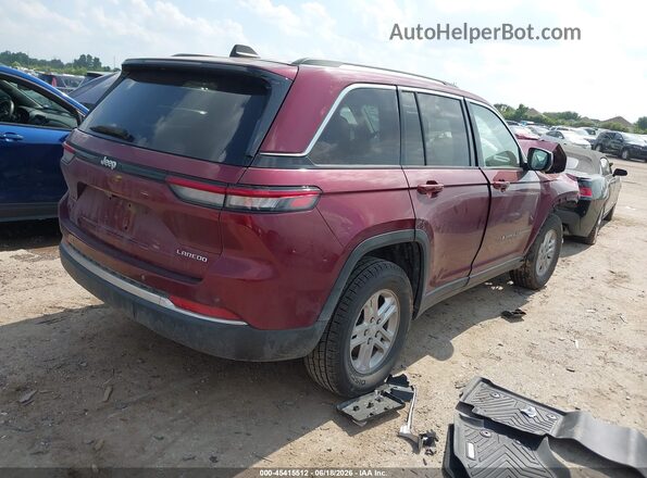 1C4RJGAG4PC648460 2023 JEEP GRAND CHEROKEE Maroon Задня права чверть