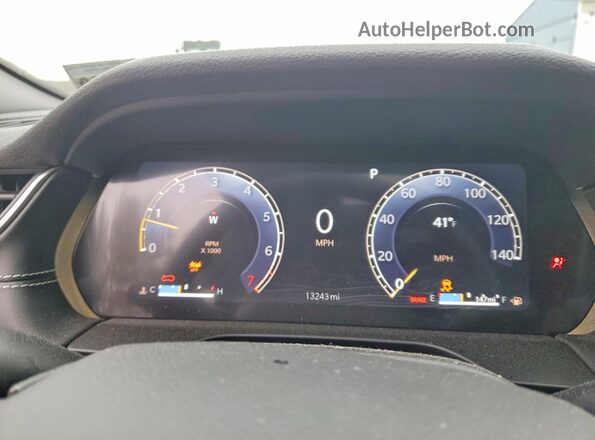 1C4RJHAG1SC273660 2025 JEEP GRAND White Вид щитка приладів