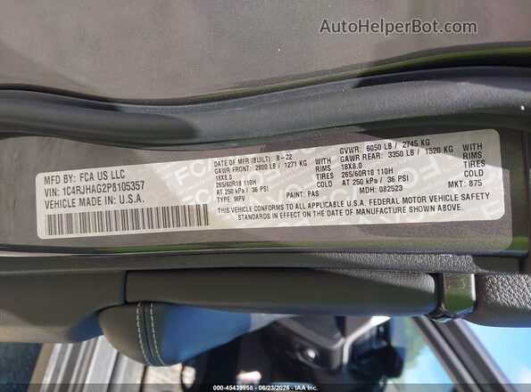 1C4RJHAG2P8105357 2023 JEEP GRAND CHEROKEE Gray Շարժիչի բաժամունքի տեսք