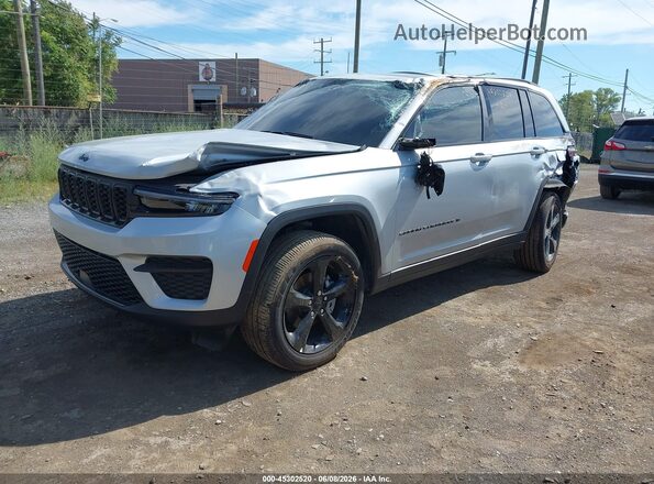 1C4RJHAG5SC363880 2025 JEEP GRAND CHEROKEE Silver Առջևի ձախ երեք քառորդ տեսարան