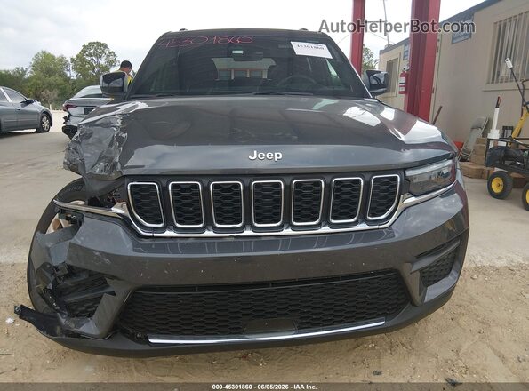 1C4RJHAG6SC292642 2025 JEEP GRAND CHEROKEE Gray ხელსაწყოთა პანელის ხედი