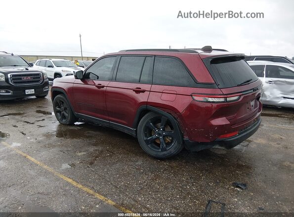 1C4RJHAG8PC544348 2023 JEEP GRAND CHEROKEE Red Հետևի ձախ
