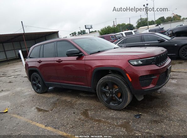 1C4RJHAG8PC544348 2023 JEEP GRAND CHEROKEE Red Սարքավորումների վահանակի տեսք