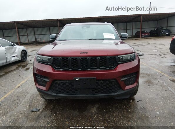 1C4RJHAG8PC544348 2023 JEEP GRAND CHEROKEE Red Առջևի վահանակի տեսք