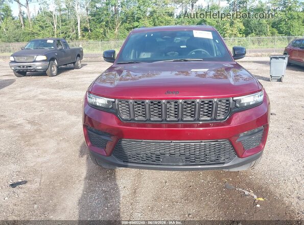 1C4RJHAGXS8656127 2025 JEEP GRAND CHEROKEE Burgundy Rear interior view