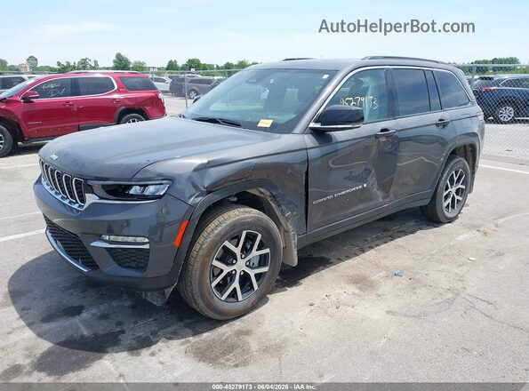 1C4RJHBG0SC309031 2025 JEEP GRAND CHEROKEE Gray Առջևի ձախ երեք քառորդ տեսարան