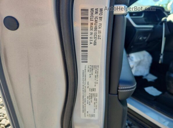 1C4RJHBG1SC371456 2025 JEEP GRAND Silver VIN կոդի պիտակի տեսք
