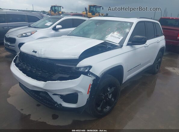 1C4RJHBG3RC701768 2024 JEEP GRAND CHEROKEE White წინა მარცხენა ხედი სამი მეოთხედიდან
