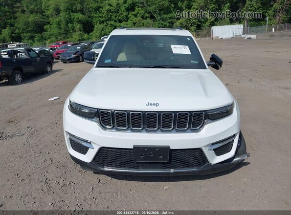 1C4RJHBG5P8847797 2023 JEEP GRAND CHEROKEE White Widok zestawu wskaźników