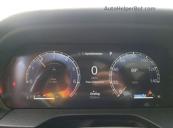 1C4RJHBG6S8736085 2025 JEEP GRAND Red Widok zestawu wskaźników