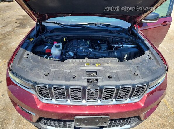 1C4RJHBG6SC292137 2025 JEEP GRAND Red ძრავის განყოფილების ხედი