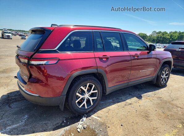 1C4RJHBG6SC292137 2025 JEEP GRAND Red უკანა მარჯვენა