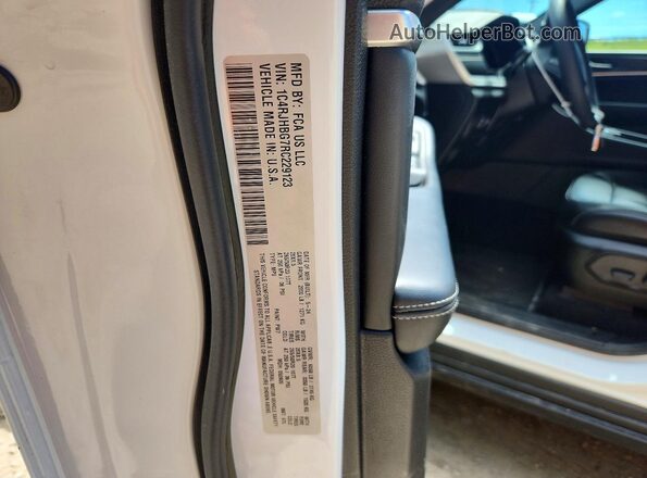 1C4RJHBG7RC229123 2024 JEEP GRAND White Vista de la etiqueta del VIN