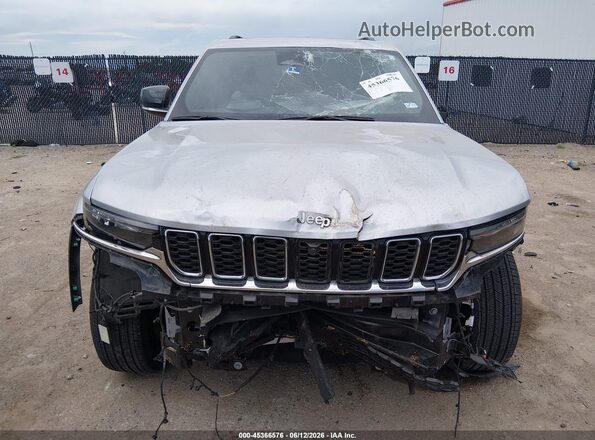 1C4RJHBG7S8650574 2025 JEEP GRAND CHEROKEE Silver Դիմացի տեսք