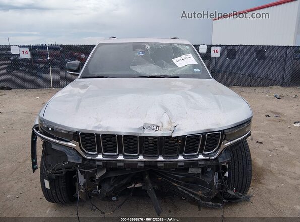 1C4RJHBG7S8650574 2025 JEEP GRAND CHEROKEE Silver Սարքավորումների վահանակի տեսք
