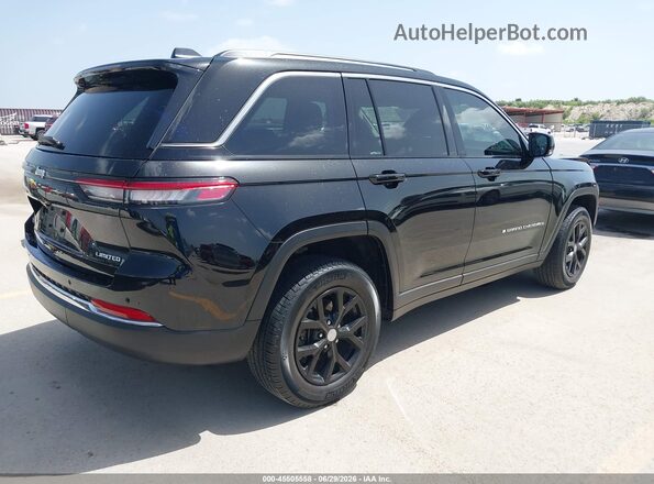 1C4RJHBG8N8606345 2022 JEEP GRAND CHEROKEE Черный Задняя правая четверть
